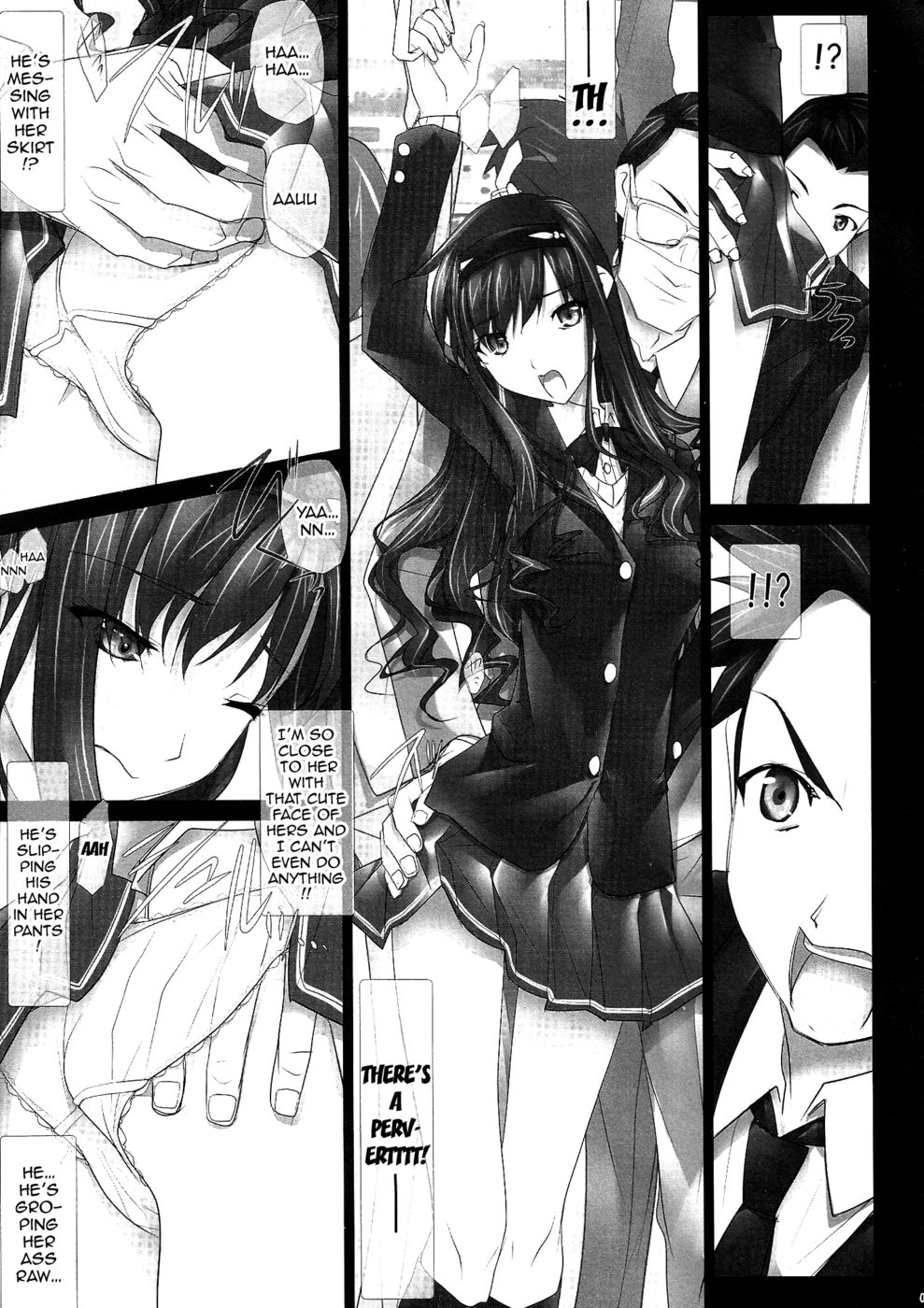 Hentai Manga Comic-Haruka-senpai's... Molester Train GOO!-Read-4